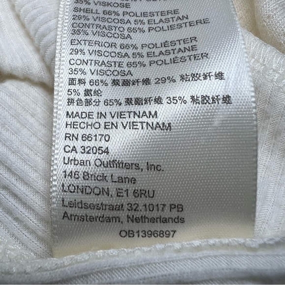 Free People Women's Cream V-Neck Long Sleeve Frilly Feminine Sweater. Size Small - Picture 8 of 9